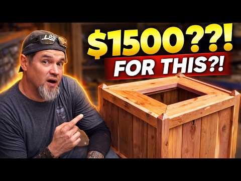 $1500 Trash Bin Cover?! (I Built It for $25)