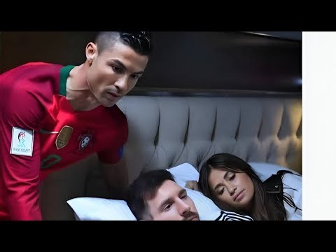 Ronaldo and messi true friendship💖 How messi helped ronaldo in his downfall #messi #ronaldo #sad #my