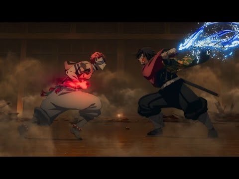 AKAZA VS GIYU FULL FIGHT SCENE— Demon Slayer Kimetsu No Yàiba Infinity Castle 