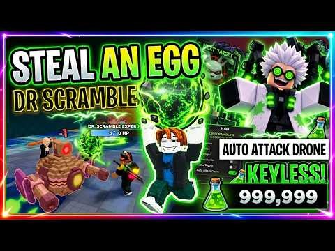 🧪 Steal An Egg Script - DR. SCRAMBLE EVENT, AUTO DRONE (NO KEY!!)