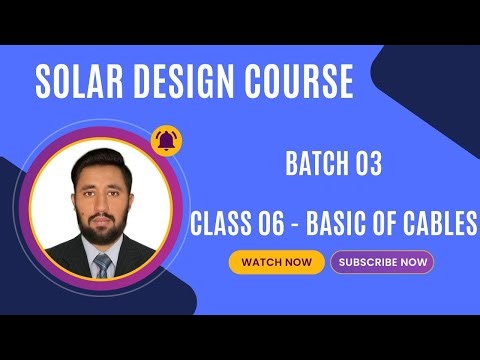 Batch 03 | Class 06, Cable Basics & Electrical Formulas Explained