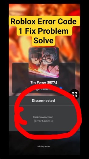 How To Fix Error Code 1 On Roblox (2026) ✅ | Roblox Error Code 1 Fix Problem Solve