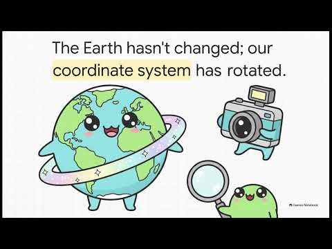 Reshaping the Equator, How does rotating the coordinate system reshape the world map?