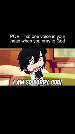 That One Voice In Your Head When You Pray To God | Gacha Life #Shorts