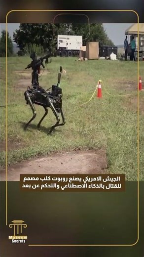 The US military is developing a robot dog designed for combat using artificial intelligence and r...