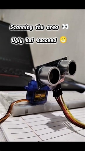 Arduino Built a REAL Radar 😳 #arduino #arduinoproject