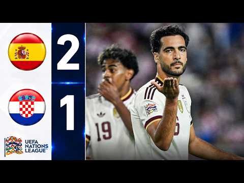 Spain vs Croatia 2-1 Highlights | All Goals & Extended Highlights | UEFA Nations League 2026