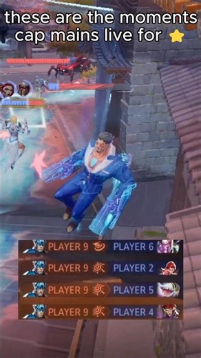 😂 Captain America reflects Iron Man's ult back and eliminates 4 #MarvelRivals