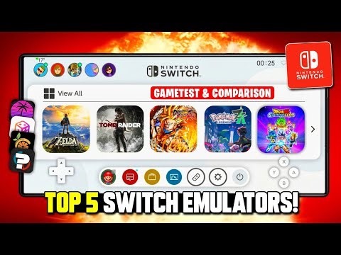 🚀 Top 5 Nintendo Switch Emulators on Android! (2026) - Real Game Test & Comparison