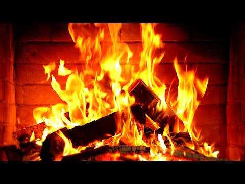 🔥 Fireplace 4K UHD! Fireplace with Crackling Fire Sounds. Fireplace Ambience