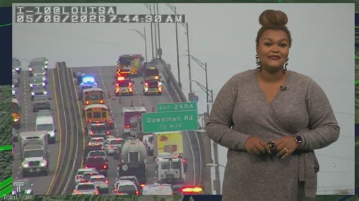 Traffic impact alert: Vehicle fire closes I-10 on High Rise