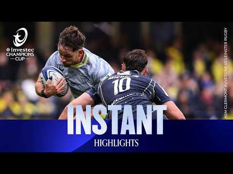 Stunning tries! | ASM Clermont Auvergne v Leinster Rugby | Investec Champions Cup Instant Highlights