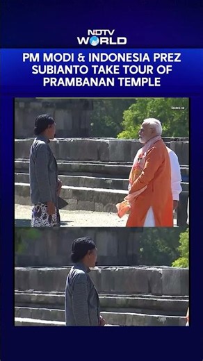 PM Modi & President Subianto Tour The Prambanan Temple, Inaugurate Restoration Project