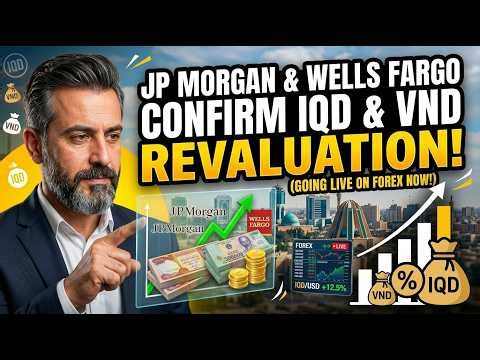 JP Morgan & Wells Fargo Confirm IQD & VND Revaluation as Iraqi Dinar Goes LIVE on Forex!