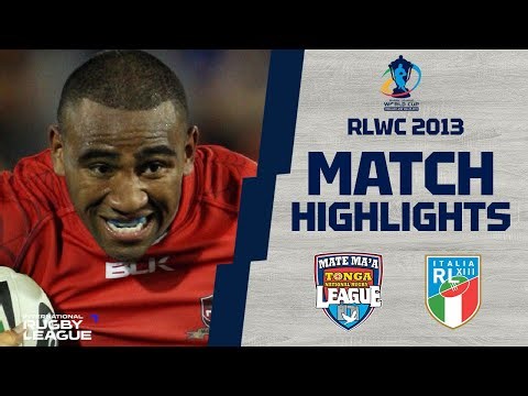 Tonga v Italy | 2013 Rugby League World Cup | Match Highlights