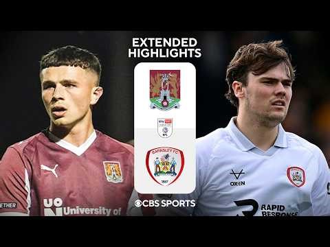 Northampton Town vs. Barnsley: Extended Highlights | EFL League One | CBS Sports Golazo