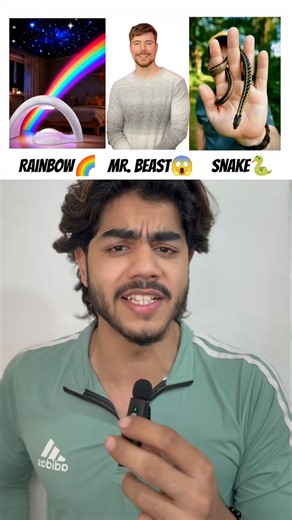Snake🐍, Rainbow🌈 & MrBeast😱 In Your Hands & Walls! #shorts