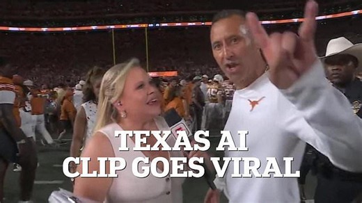 AI clips go viral after Texas coach abruptly ends interview