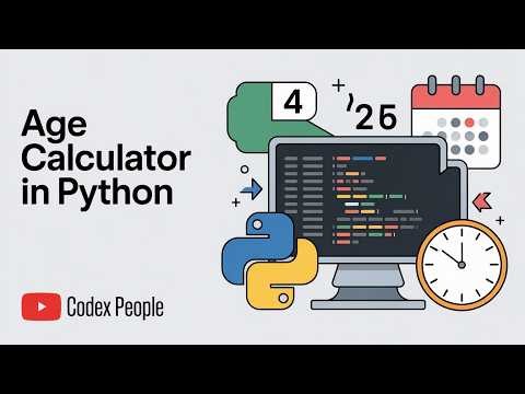 Age Calculator in Python | Beginner Python Mini Project