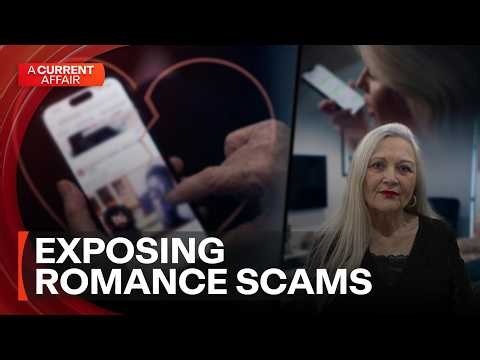 Reporter goes undercover to catch a romance scammer | A Current Affair