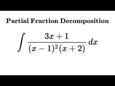 Integrating with Partial Fraction Decomposition (4 examples)