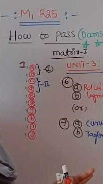 Last Minute: Linear Algebra & Calculus Quick Revision | @RamaReddyMathsAcademy | GATE 2026