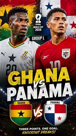 Ghana vs Panama LIVE Preview 🔥 Knockout Dreams on the Line! #ghana #panama #fifaworldcup
