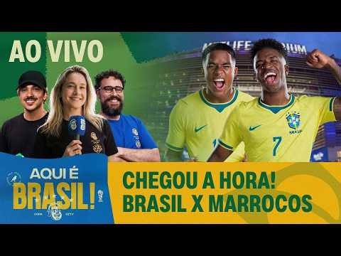 AO VIVO: ESTREIA DA SELEÇÃO BRASILEIRA NA COPA DO MUNDO! É HOJE BRASIL X MARROCOS | AQUI É BRASIL
