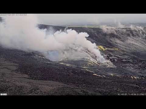 WATCH LIVE: Kīlauea Volcano, Hawai'i (Halemaʻumaʻu crater) w/cool audio - Monday! 🌋🤙
