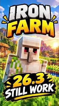 Minecraft Iron Farm Tutorial