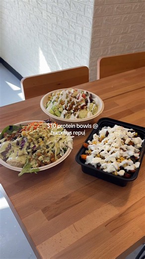@Hummus Republic has 52g protein bowls for ONLY $10!! will be coming here instead of chipotle from now on 🔥🔥 #umich #annarbor #aa #gymtok #michigan