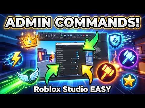 How to Make Admin Commands in Roblox Studio EASY!