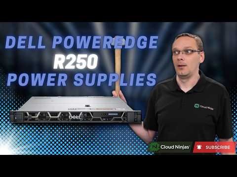 Dell PowerEdge R250 Power Supplies Overview | Power Supplies Options | How to Install a Cabled PSU
