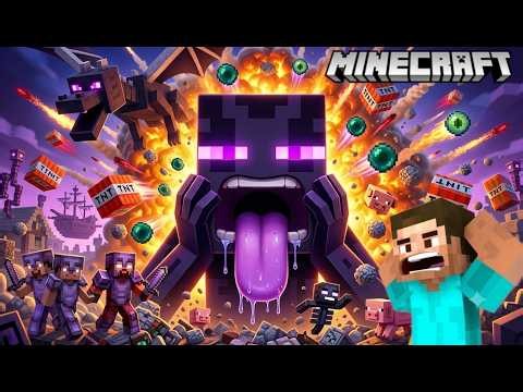 Minecraft Biggest TNT Explosion Ever! 😱 World Destroyed #live 🚀