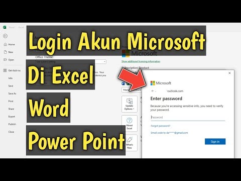 How to Login Microsoft Account to Word, Excel and Power Point