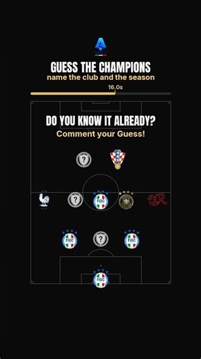 Guess the CHAMPIONS by their players' nations! ⏱️ Club + season?