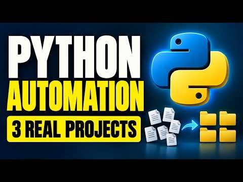 Python Automation for Beginners: 3 Projects in 37 Minutes