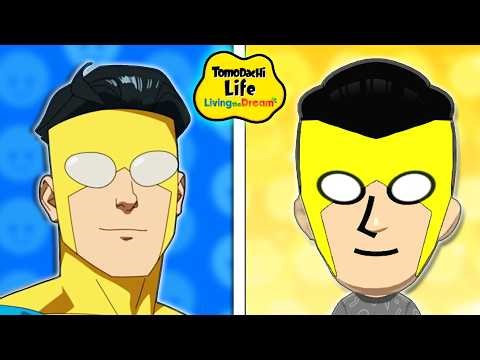 I made Invincible as a Mii in Tomodachi Life (Tutorial)