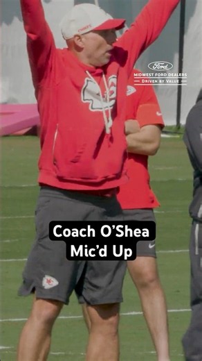 Coach O'Shea bringing the energy 💯