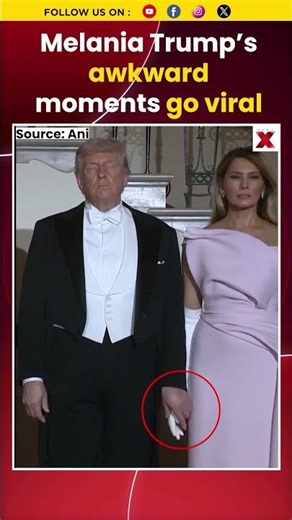 Melania Trump’s “uncomfortable moments” with Donald Trump go viral online