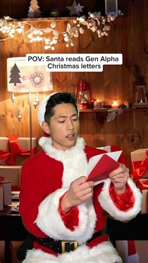 Santa reads Gen Alpha Christmas letters 🤣🎅🏻🎄#shorts #comedy #christmas #genalpha #pov