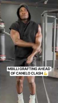 Christian Mbilli is GRAFTING ahead of his matchup vs. Canelo Alvarez in Saudi Arabia this weekend 👀