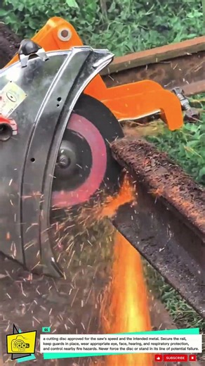Rail Cutting Saw Tool for Precise Steel Rail Cutting