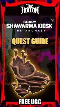 How to Get the Mushroom Infestation in Scary Shawarma Kiosk! (The Hollow D7) #roblox #thehollow