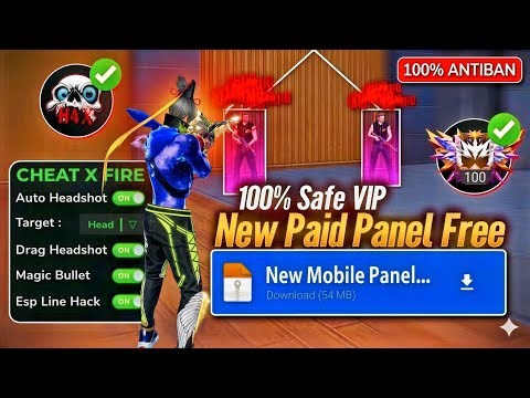 AIMKILL 🤯 MOD MENU Antiban FF Panel Free Fire 🔥 Injector Ob52 Free Fire Hack FF panel Hack Mobile|