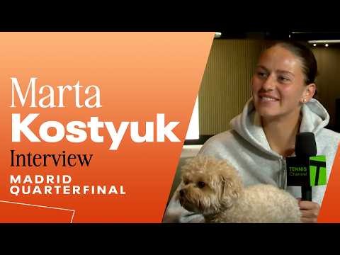 Marta Kostyuk on Making her First Ever Madrid Semifinal | 2026 Madrid