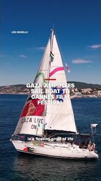 Gaza amputees sail boat to Cannes Film Festival