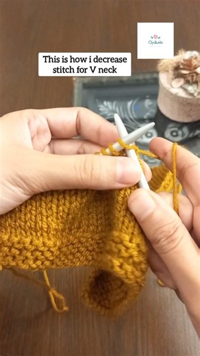 Decrease stitches for beginners step by step #knitting #beginners