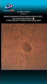 $2.9 Billion Mars Rover Survived 7 Minutes Alone 😳