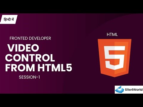 Frontend Developer Session 1 : Video Control from HTML5